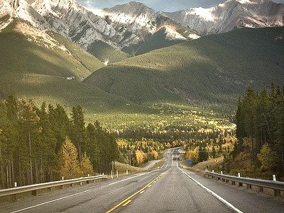 Autumn Highway, Alberta, Canada