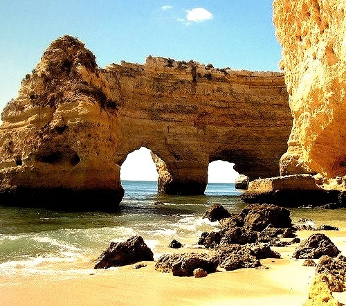 by Fernanda_Ferreira on Flickr.Praia da Marinha - Algarve Coast, Portugal.