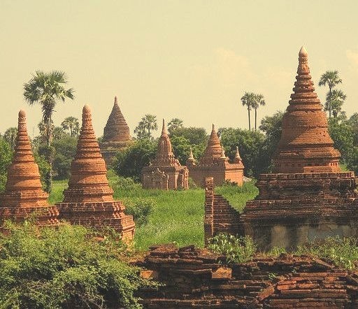 by Patrice_Muc8 on Flickr.Pagoda scenery in Bagan, Myanmar.