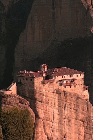 Roussanou Monastery, Meteora, Greece.