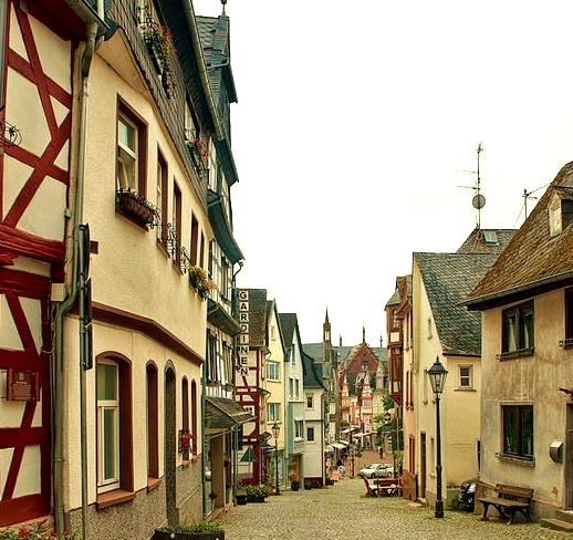 The small idyllic town of Montabaur in Rhineland-Palatinate, Germany