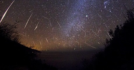 Meteor Shower at Big Sur, California